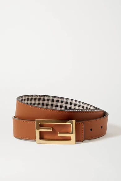 Fendi - Reversible Leather Belt - Light brown | NET-A-PORTER (US)