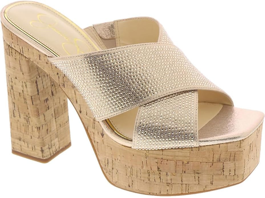 Jessica Simpson Women's Basima Platform High Heel Sandal Wedge | Amazon (US)