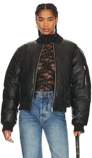 Bofinger Bomber Jacket in Black | Revolve Clothing (Global)