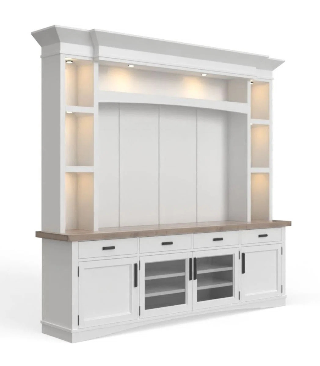 Bankhead Solid Wood Entertainment Center for TVs up to 70" | Wayfair North America