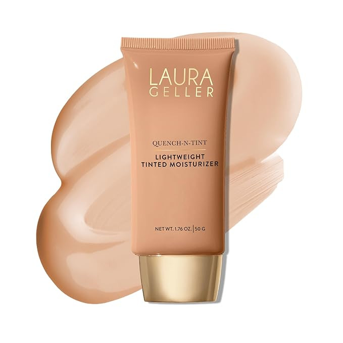 LAURA GELLER NEW YORK Quench-n-Tint Tinted Moisturizer - Sheer to Light Buildable Coverage - Natu... | Amazon (US)
