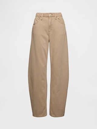 High Rise Barrel Jeans | Gap (US)