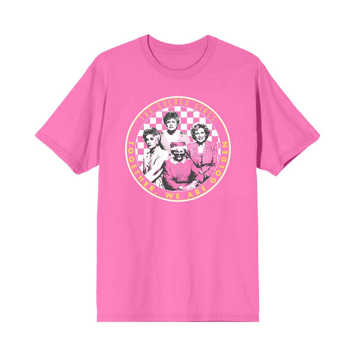 Bioworld Unisex Golden Girls Sitcom Pink Short Sleeve Graphic Tee | Target
