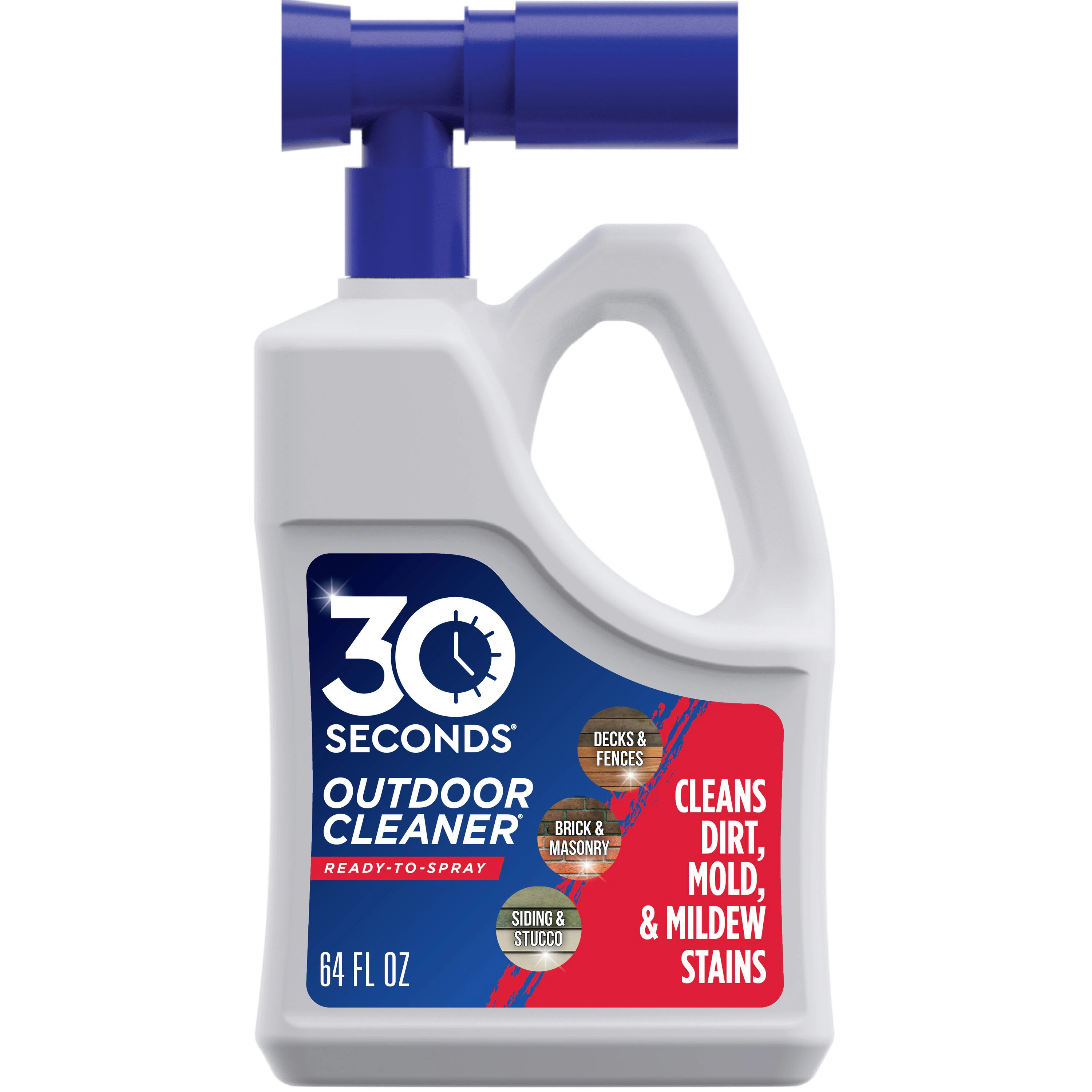 30 SECONDS 64-fl oz Mold and Mildew Stain Remover Outdoor Cleaner one_size | 6430S | Lowe's