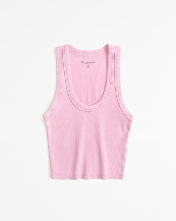 Essential Scoopneck Tank | Abercrombie & Fitch (US)