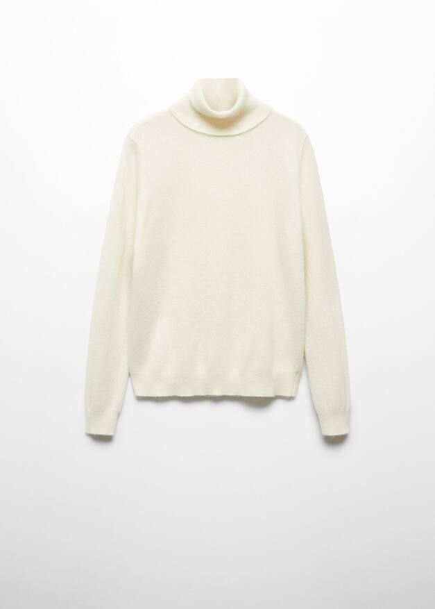 100% cashmere turtleneck sweater -  Women | Mango USA | MANGO (US)