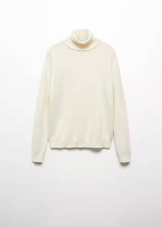 100% cashmere turtleneck sweater -  Women | Mango USA | MANGO (US)