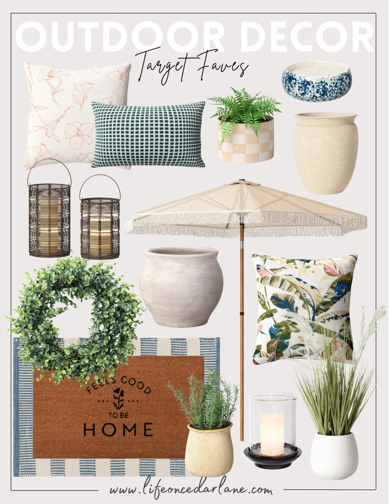 Pretty new Target outdoor finds!! Can’t wait for patio season! 

#LTKfindsunder100 #LTKhome #LTKSeasonal