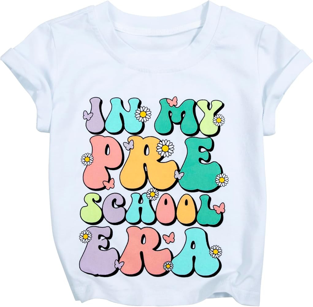 First Day of School Shirt Toddler: in My Preschool Era Shirt Kids - Cute Back to School Toddler G... | Amazon (US)