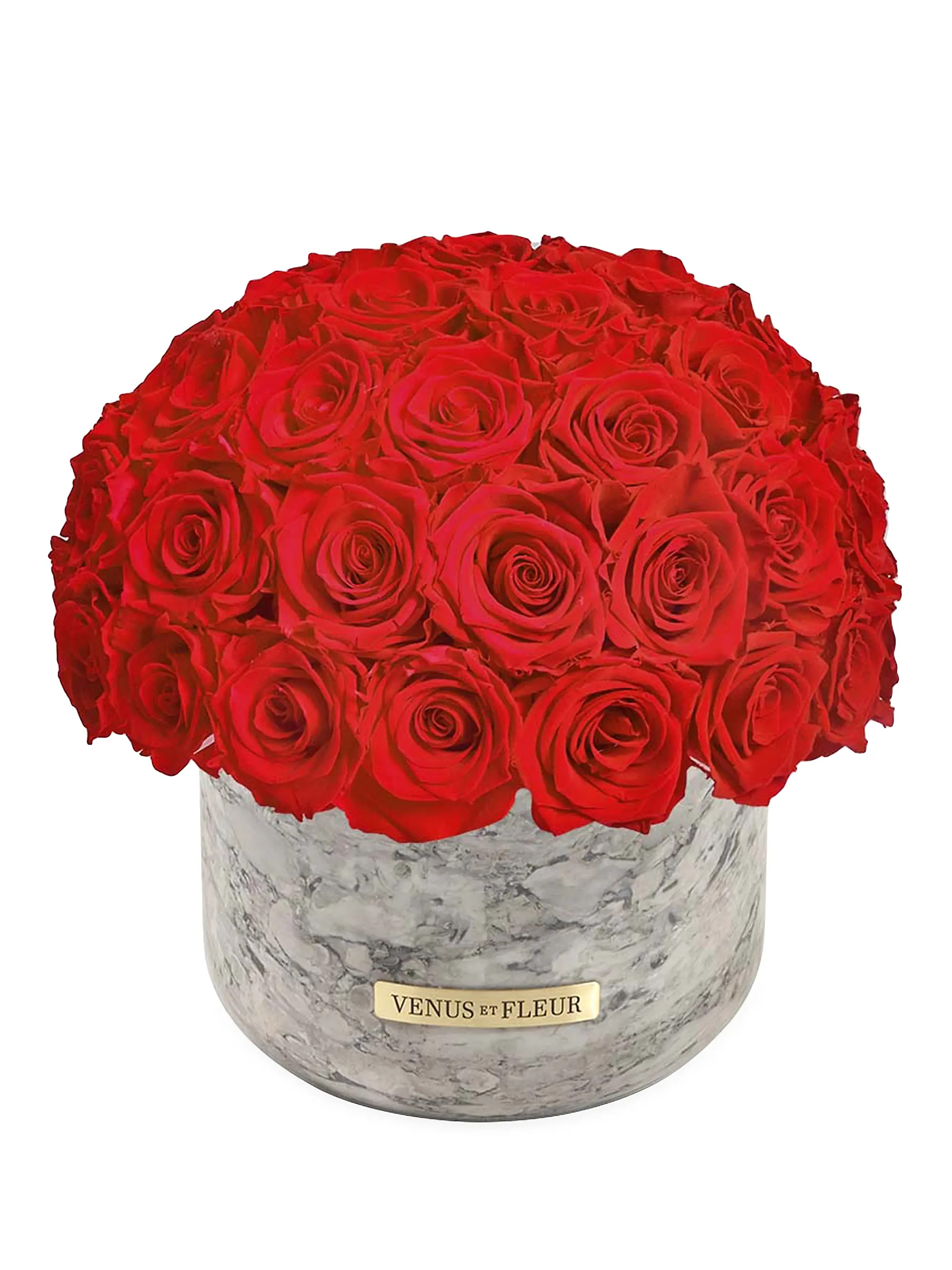 Gia Eternity Rose Marble Vase | Saks Fifth Avenue