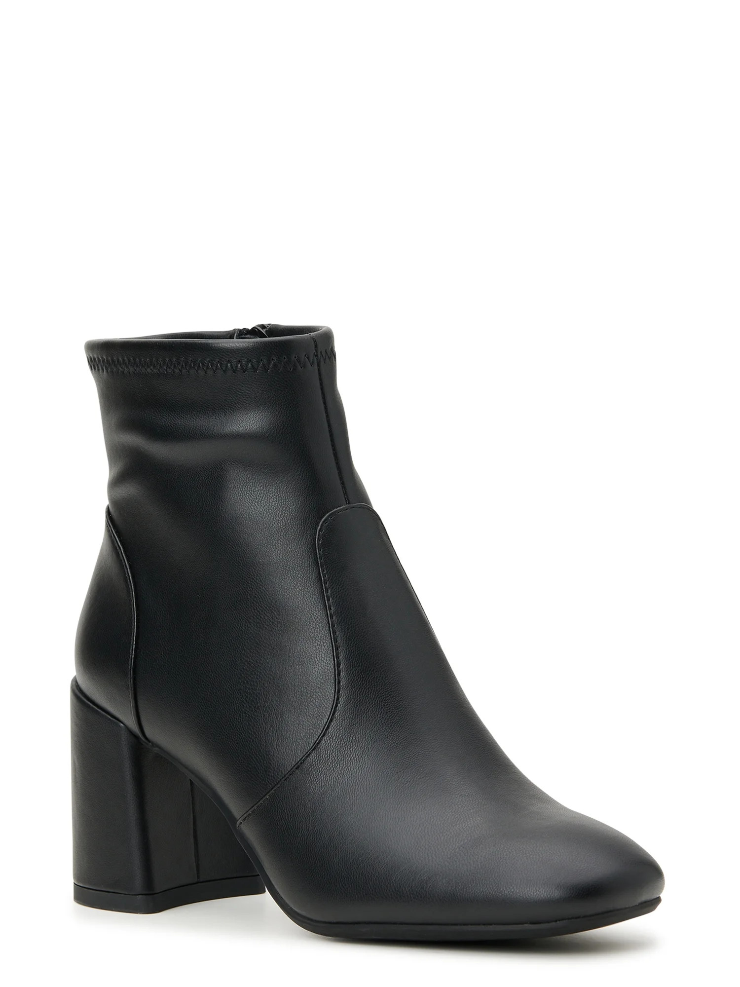 Madden NYC Women's Side Zip Heeled Bootie | Walmart (US)