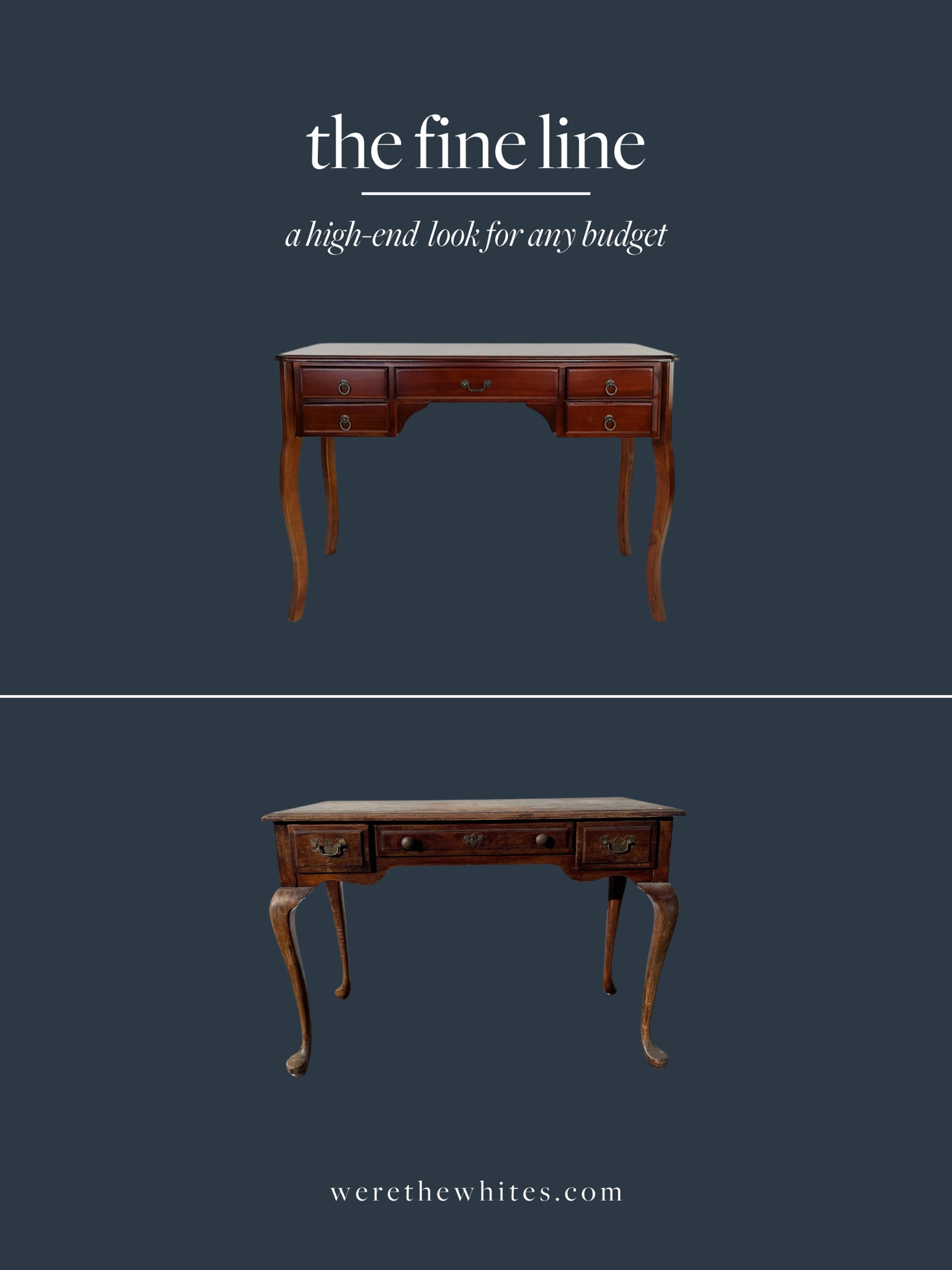 How beautiful are these dark cherry antique French inspired writing desks! Would you believe me if I told you one was actually an antique? And would you believe me if I told you the antique is the save option? Both so good, but you can’t go wrong with any antique like this!  

#LTKhome #LTKstyletip