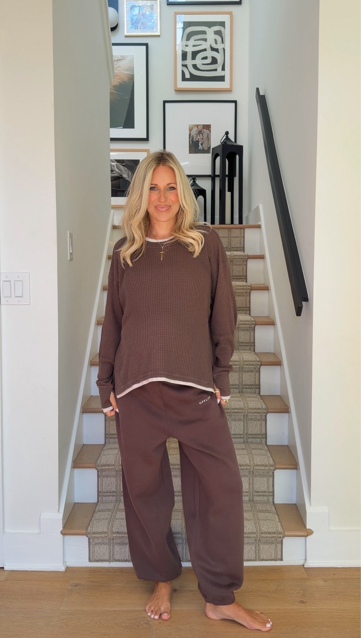Wearing smalls!