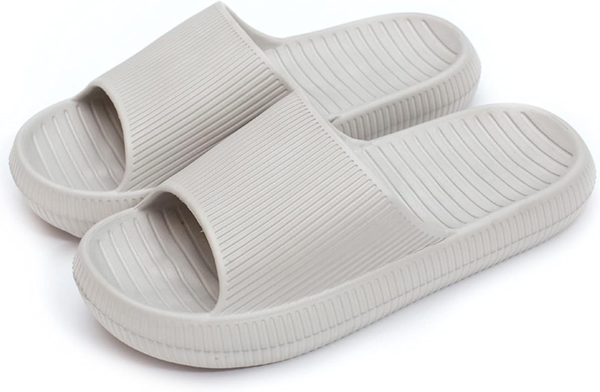 QDH Pillow Slides Slippers for Women and Men Shower Quick Drying Bathroom Sandals Pillow Shoes Op... | Amazon (US)