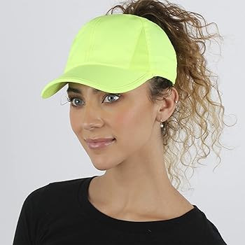 Ponyflo Womens Ponytail Baseball Cap - Ponytail Hats for Women, Curly Hair Ponytail Hat, Baseball... | Amazon (US)