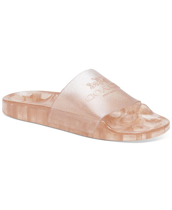 COACH Women's Ulyssa Jelly Pool Slides & Reviews - Sandals - Shoes - Macy's | Macys (US)