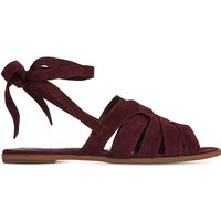 Lk Bennett Selma suede sandals, Women's, Size: EUR 36 / 3 UK WOMEN, Red-damson | Selfridges