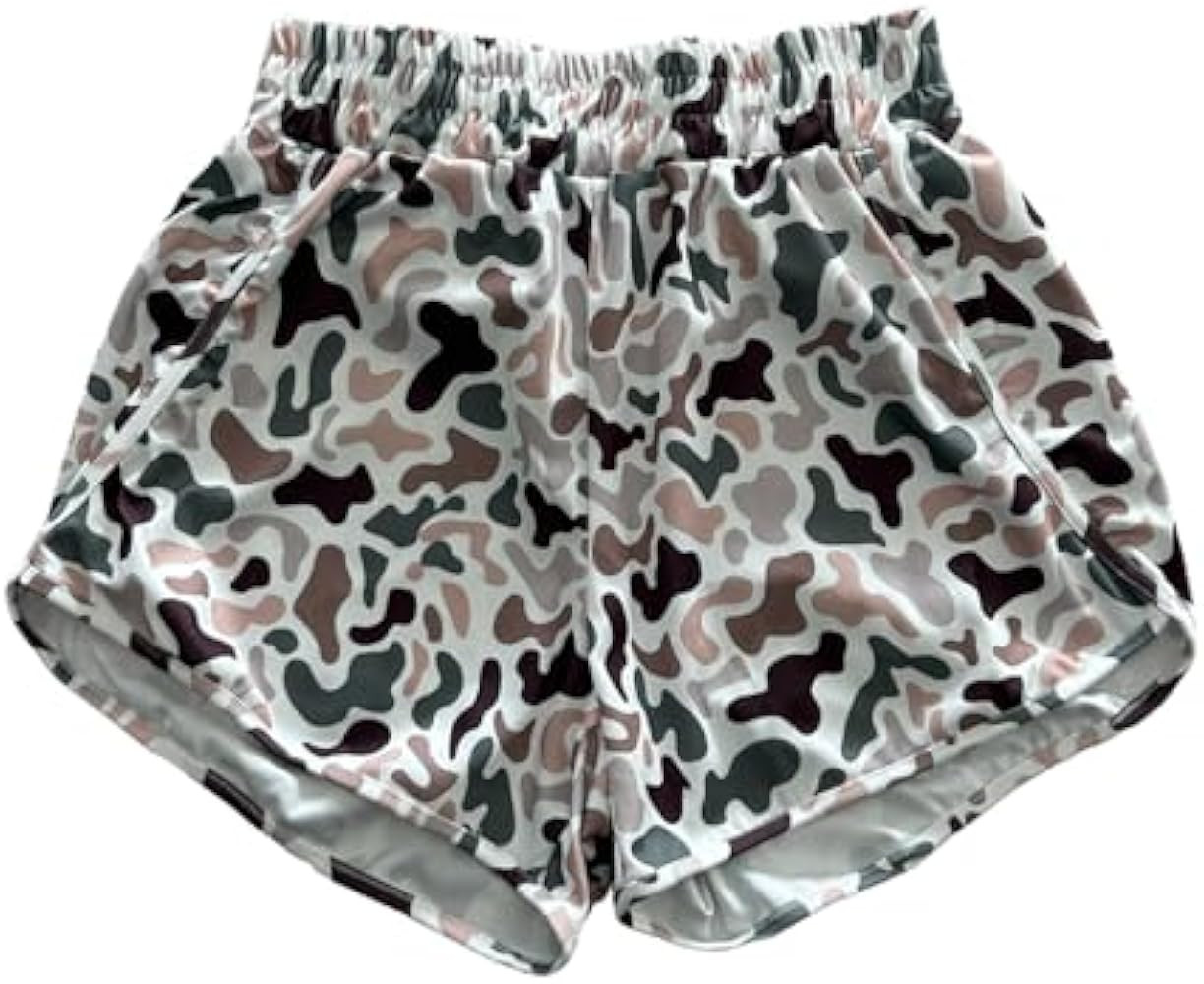 RICHTRUE Camo Boxer Shorts Women Cute Graphic Y2k Shorts Colorful Summer Bottoms 2025 Trendy | Amazon (US)