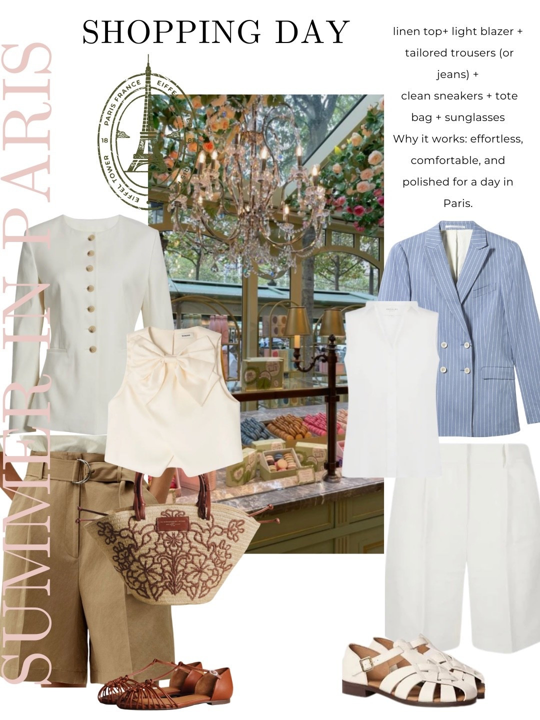 what to wear in paris in summer - summer paris outfit 