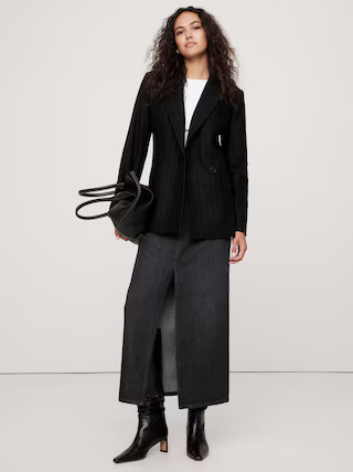 Hourglass Italian Flannel Blazer | Banana Republic (US)