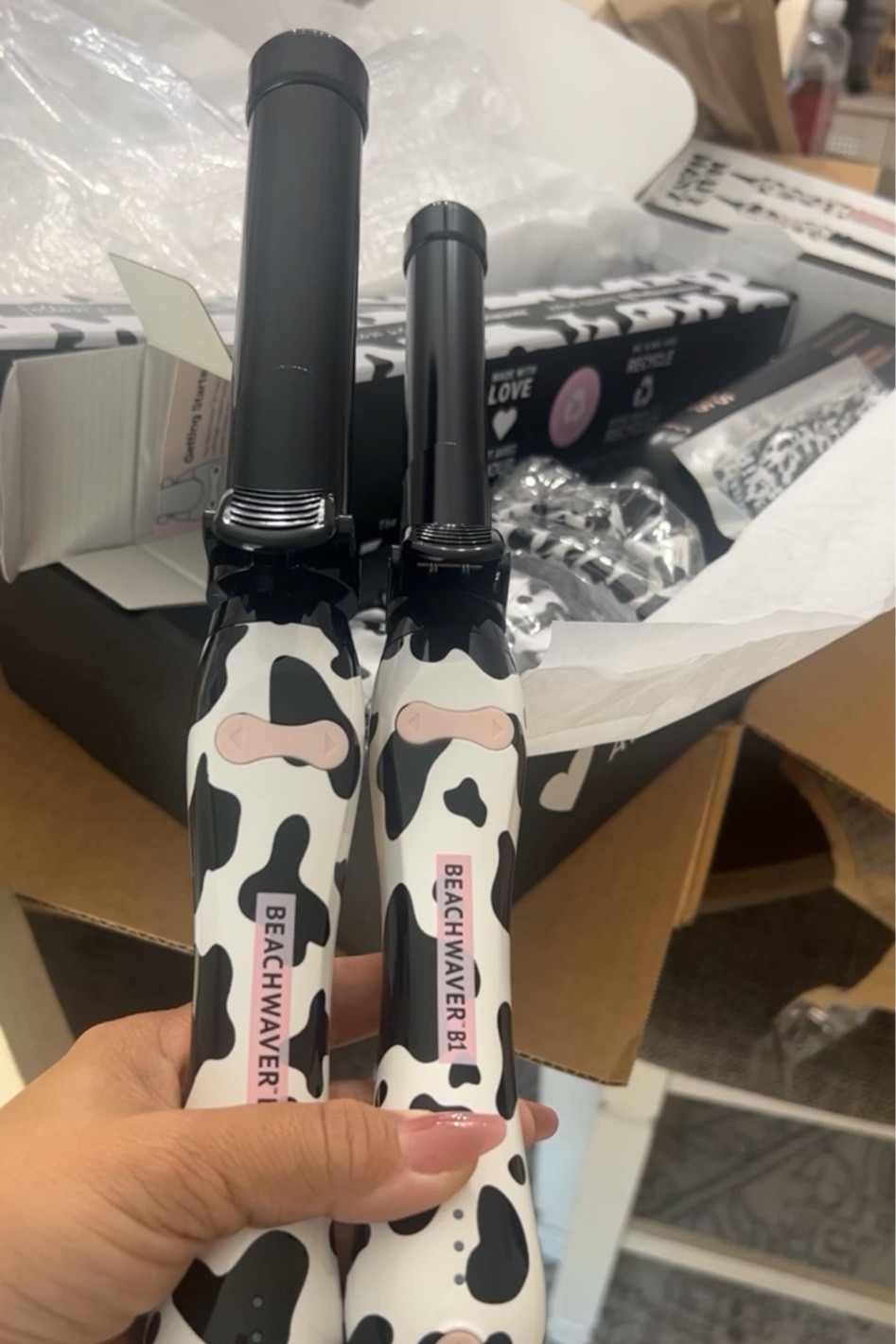 Cow print beachwaver curling iron
Long hairstyle tools
Hot hair tools
Rotating curling iron 

#LTKbeauty #LTKsalealert #LTKwedding