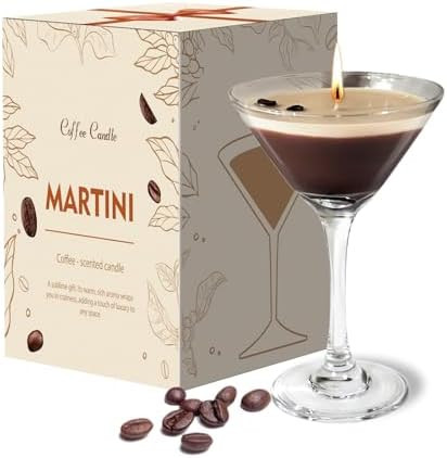 Espresso Martini Candle Unique Gifts for Women Girls,Strong Scented, Natural Soy Wax Coffee Candl... | Amazon (US)