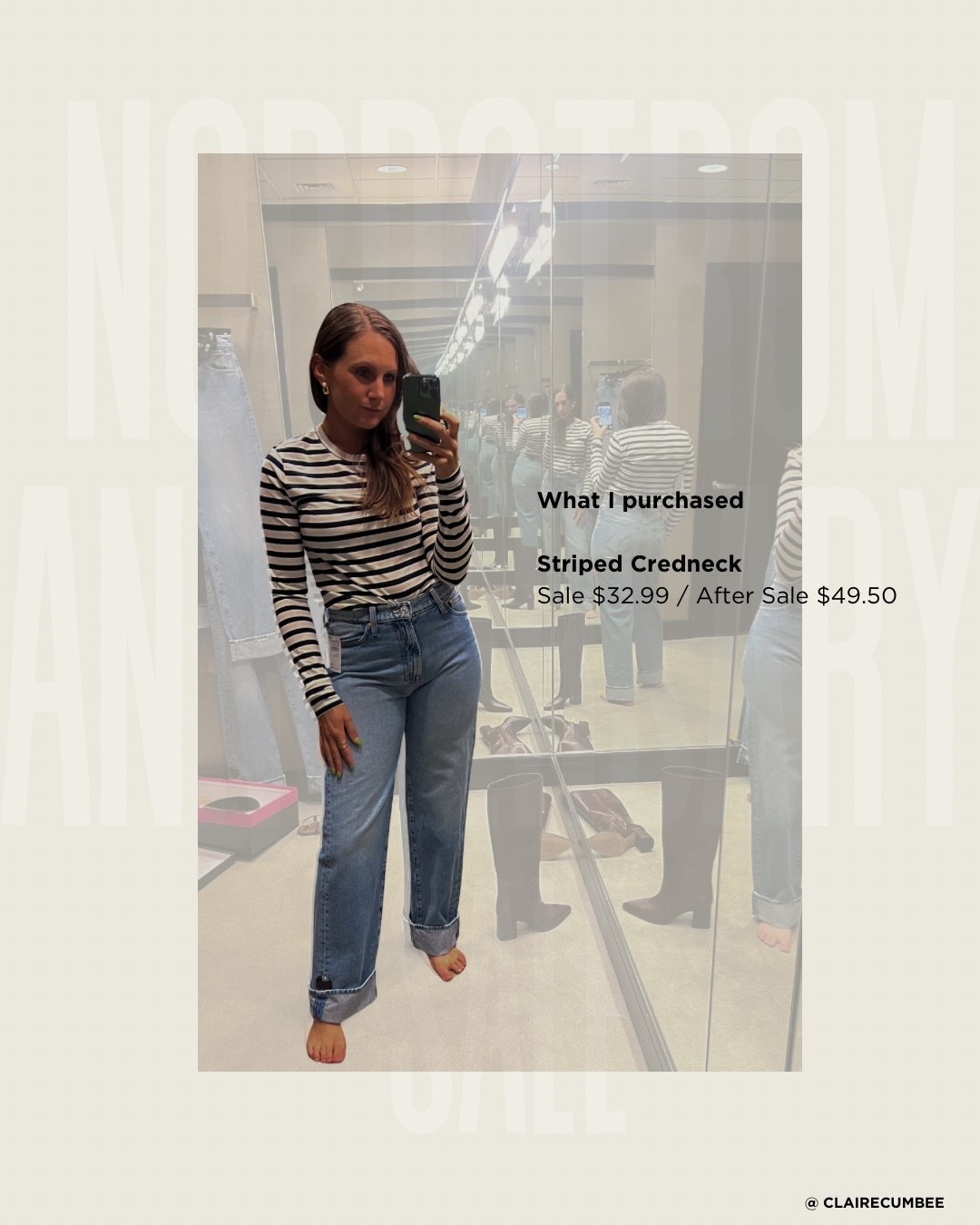 
This year Nordstrom Anniversay, I found fall staple pieces for a capsule wardrobe, knee high boots, business casual work wear.

I bought the open edit tank,  Ralph Lauren Tweed Coat, Vinca Camuto Brown Knee Hogh Boot with pointy toe and heel,  striped crewneck that is giving coastal grandmother vibe, some athletic pieces from free people like the $19 viral shorts,

If I were to add a few the Levi barn coat, western boot, denim under $75, and striped sweater 

#LTKStyleTip #LTKFindsUnder50 #LTKPetite