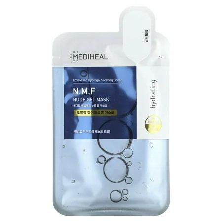 MEDIHEAL N.M.F, Nude Gel Beauty Mask, 1 Sheet, 1.05 oz (30 g) | Walmart (US)