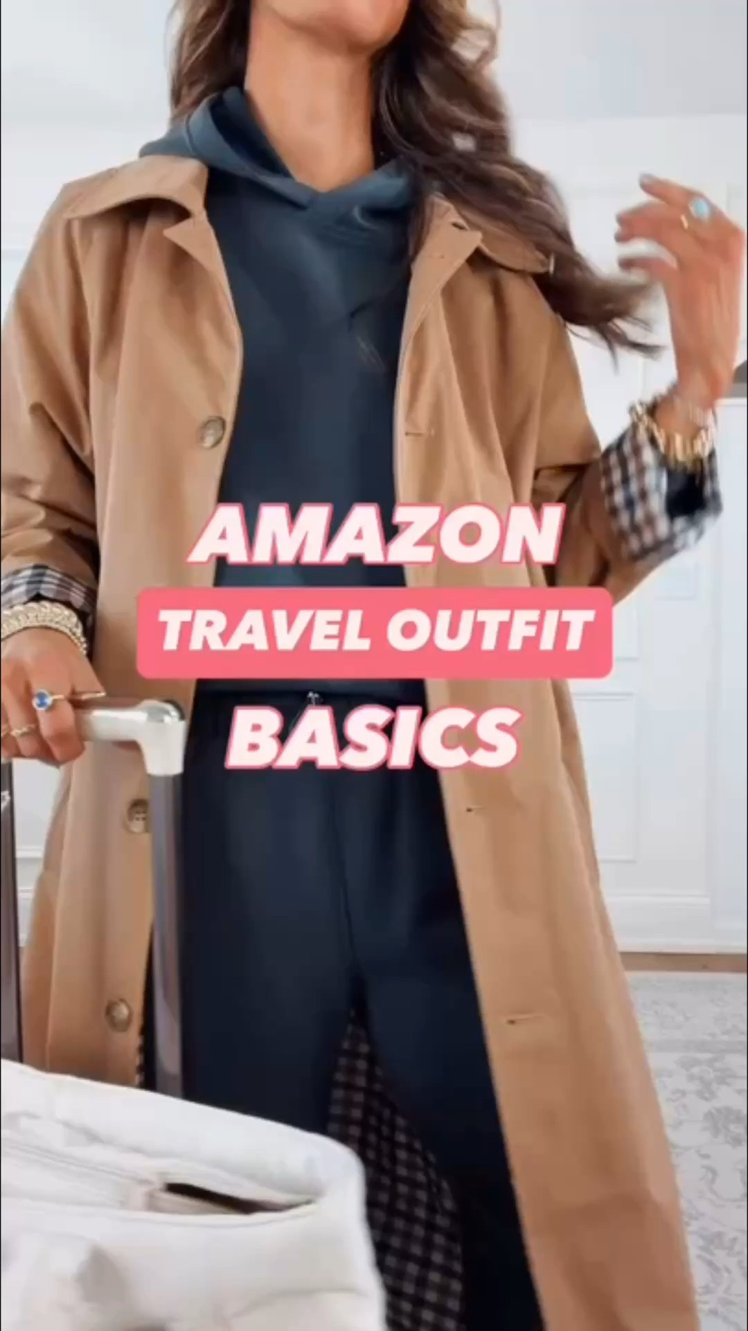 Travel outfit | travel basics | layering | airport outfit | airport outfit | trench coat

#LTKgrwm #LTKTravel #LTKootd