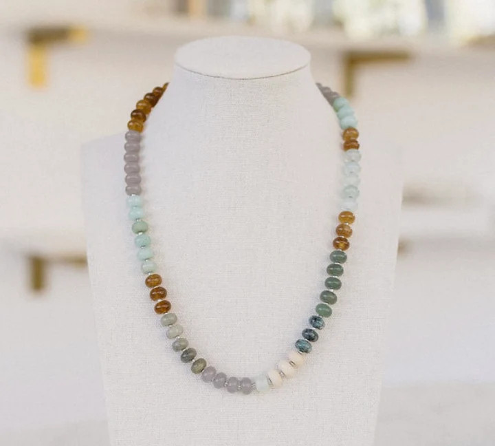 Gemstone Sale Frosted Moonstone & Waters Necklace | Erin McDermott Jewelry