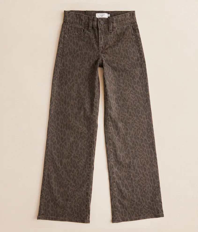 Girls - Mini Blake Dad Cheetah Stretch Jean | Buckle