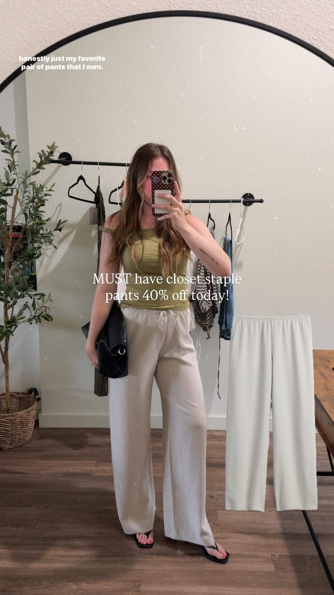 Must have closet staple pair of pants you can dress up or down! I’m 5’10 wearing a small tall & small in top

#LTKootd #LTKSeasonal #LTKTall