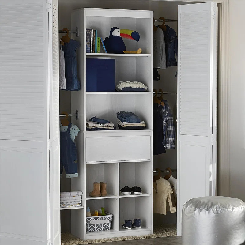 Grow With Me 69.89" W - 95.44" W Closet System Reach-In Sets | Wayfair North America