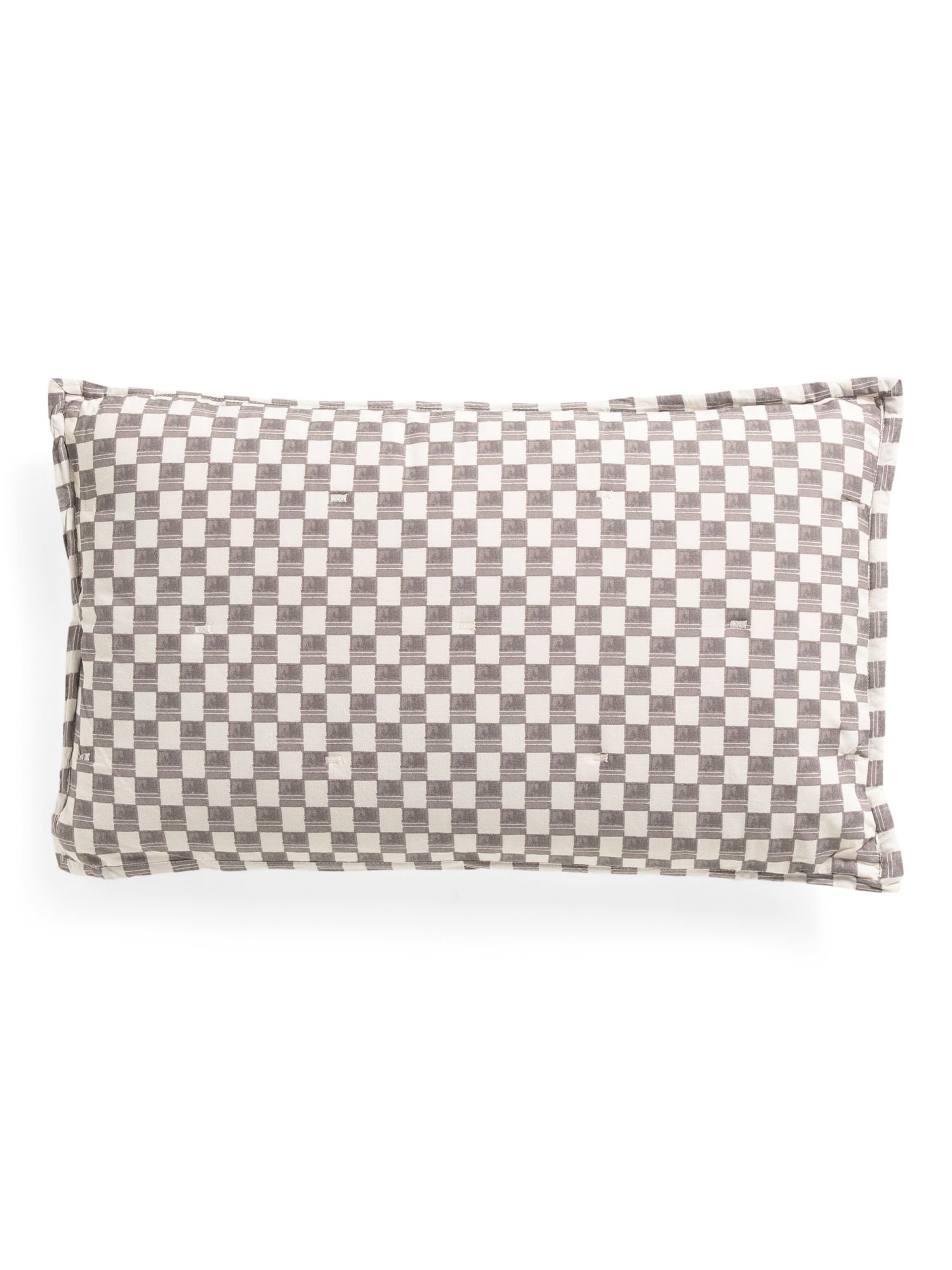 14x24 Oblong Checkered Pillow | TJ Maxx
