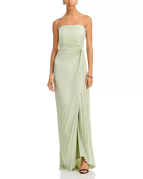 Layla Pleated Gown | Bloomingdale's (US)