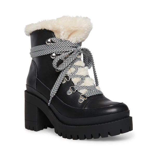 BRACKET BLACK LEATHER | Steve Madden (US)