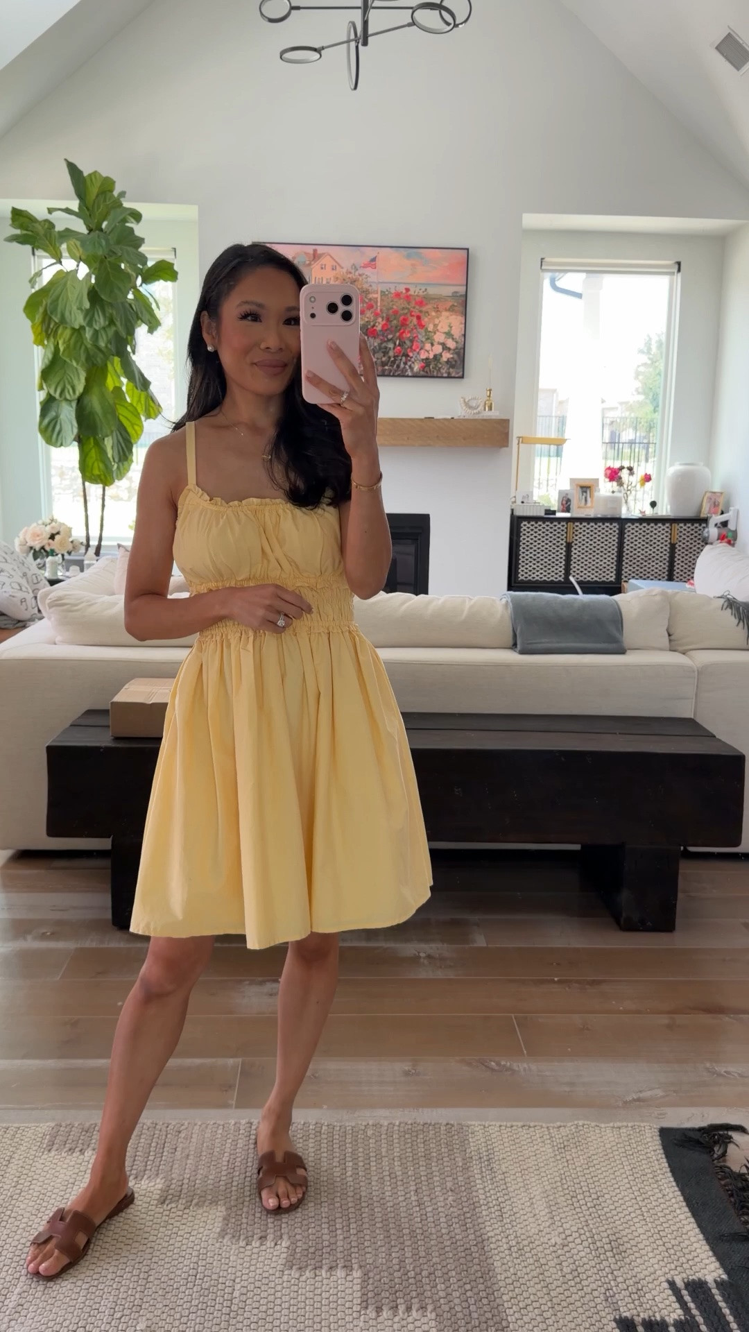 Yellow summer dress that’s nursing friendly! Fully lined, cotton and has pockets. Wearing size XS Tall for extra length since this is a mini dress. Straps are adjustable, too. Can be dressed up or down n

#LTKxAbercrombie #LTKPetite