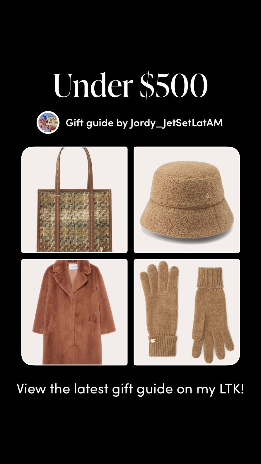 Discover my curated Under $500 edit—elegant textures, rich camel tones, and timeless winter gifts that pair beautifully with any quiet-luxury wardrobe. From ultra-soft outerwear to heritage-inspired accessories, this guide is crafted for effortless sophistication.
Explore the full gift guide on my LTK for more cozy neutrals and winter favorites.


#LTKHoliday #LTKCyberWeek #LTKGiftGuide