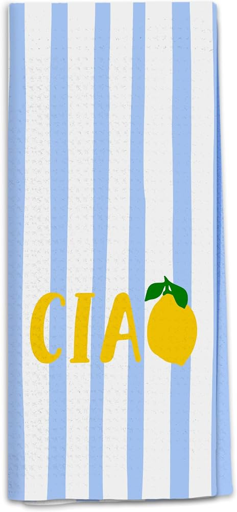 Trendy Italian Lemon Kitchen Towels 16x24 Inch | Amazon (US)
