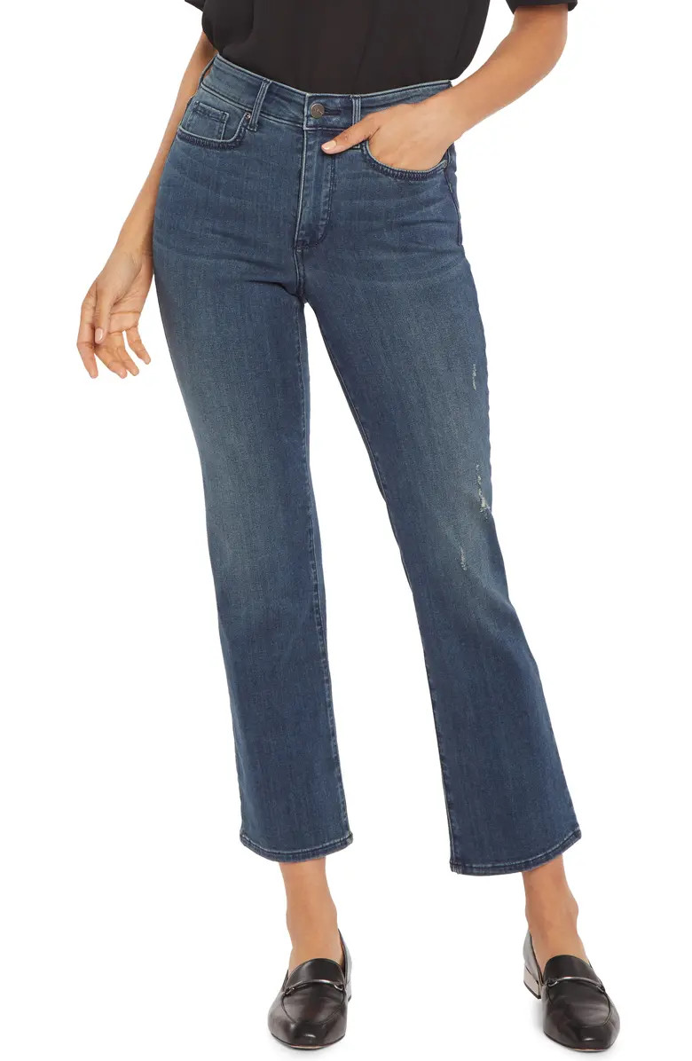 NYDJ Marilyn High Waist Ankle Straight Leg Jeans | Nordstrom | Nordstrom