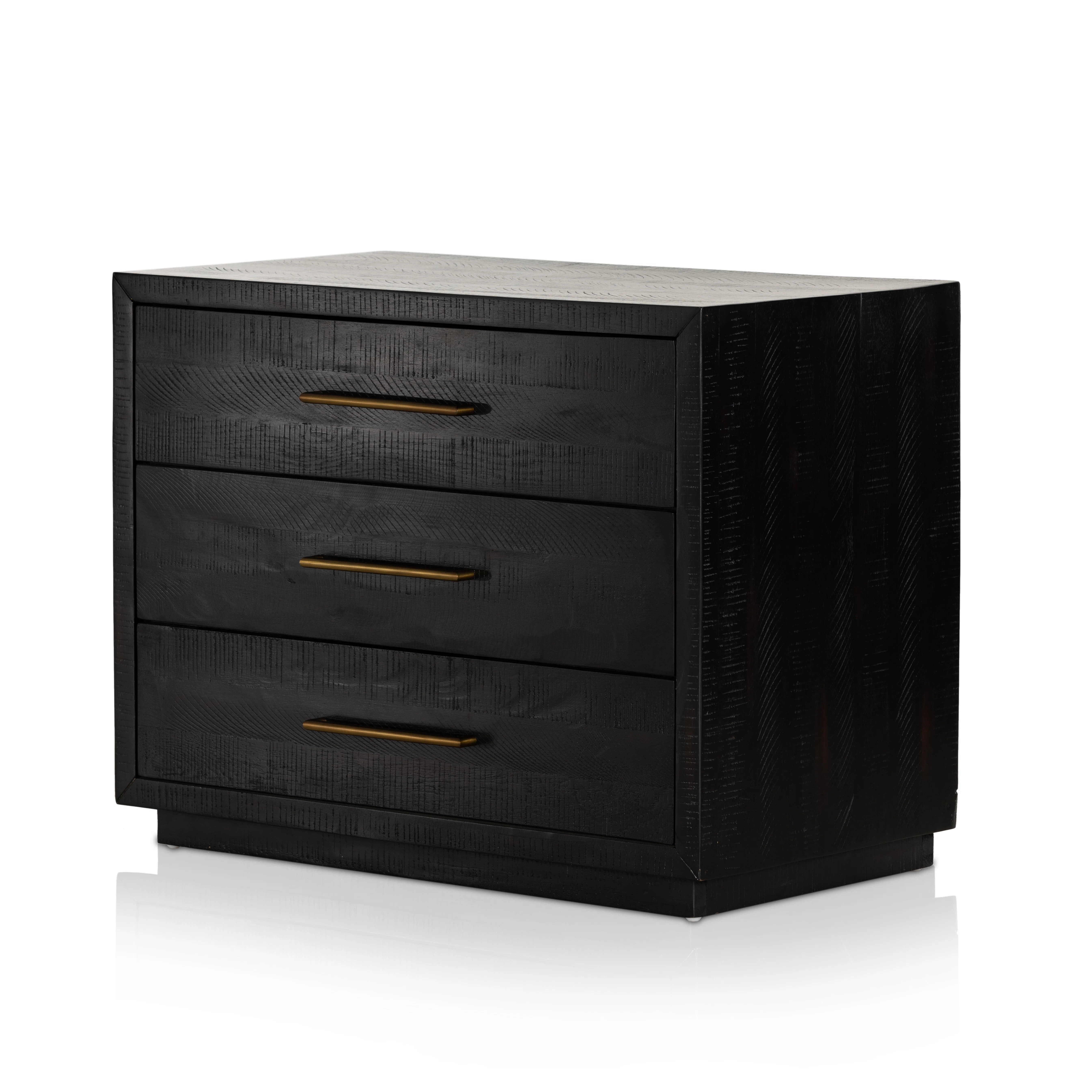 Suki 3 - Drawer Solid Wood Nightstand | Perigold