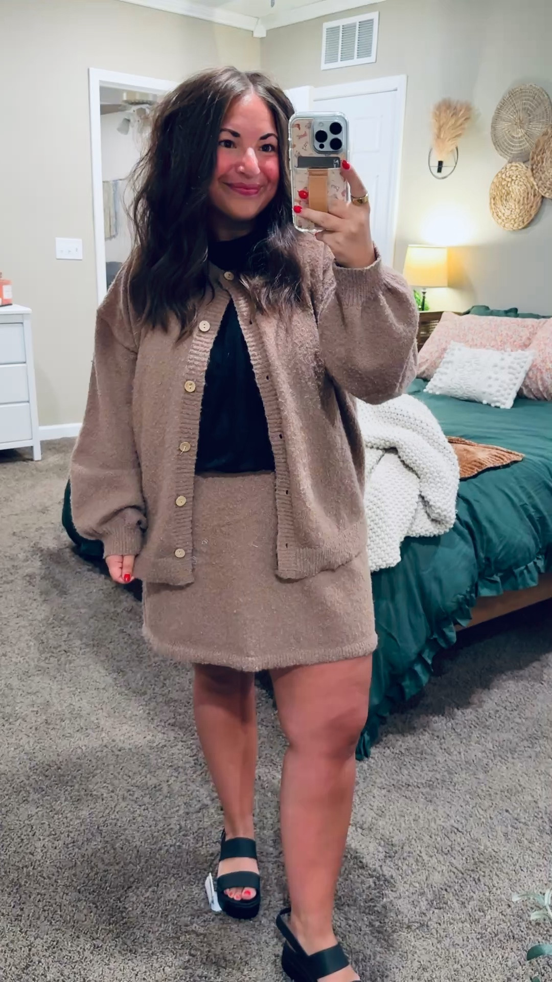 The easiest outfit win 🙌 this Amazon two-piece set is equal parts comfy + cute! The cardigan + skirt combo is so flattering and perfect for dressing up or keeping it casual in the classroom 🤍

crocs sandals: fit small // wearing a 4 (going to size up to a 5)
bubble tee: fits true to size // wearing a large
set: fits true to size // wearing an XL (could’ve gone with a large instead of sizing up) 

 

#LTKootd #LTKMidsize #LTKWorkwear