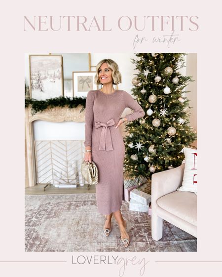 This sweater dress is such a good Amazon find! Perfect for winter too 👏 I am wearing a small! 

Loverly Grey, winter outfit idea

#LTKHoliday #LTKstyletip #LTKfindsunder50
