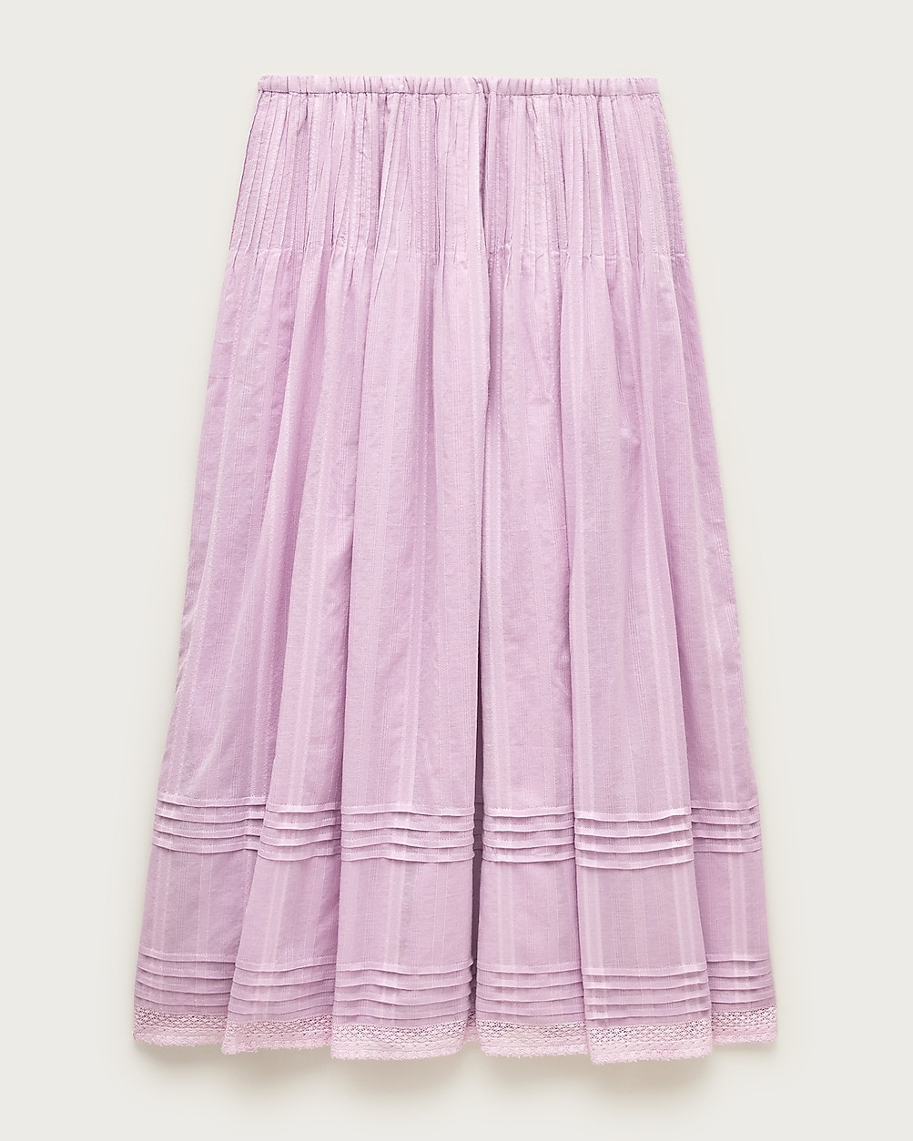 Midi skirt in embroidered dobby | J. Crew US