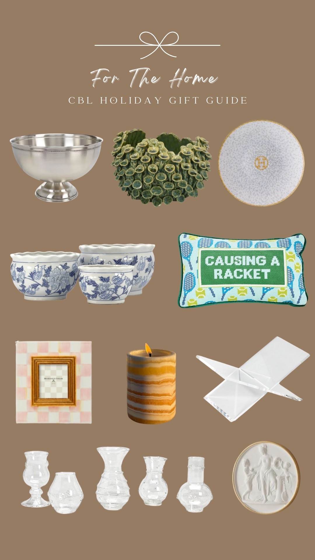 Gift ideas for the one who loves to tinker with decor — beautiful home decorations like picture frames, statement bowls, candles, pillows + more 

#LTKHome #LTKGiftGuide