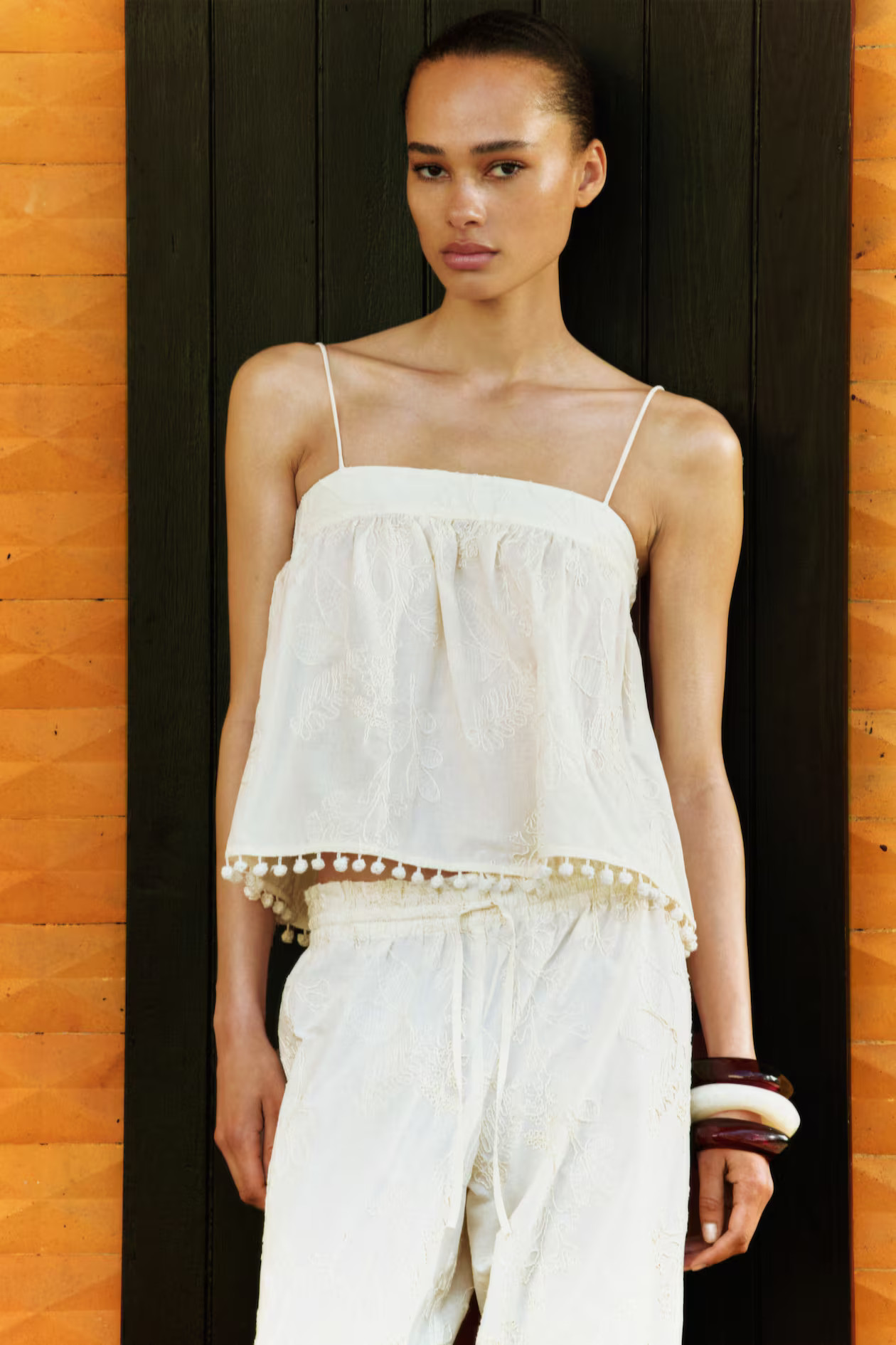 Embroidered Camisole Top | H&M (US + CA)