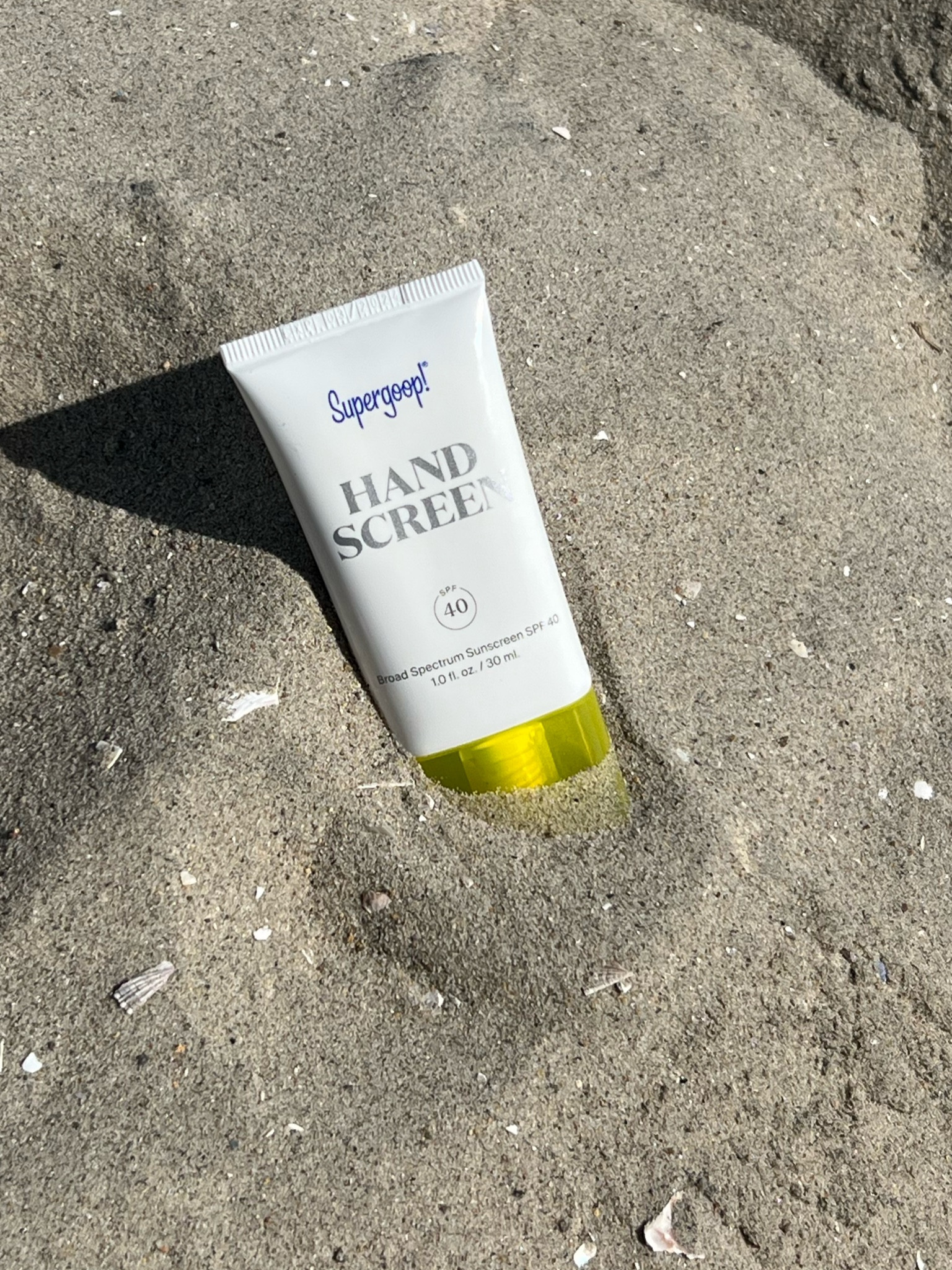 Hand screen • Supergoop • sunscreen • 