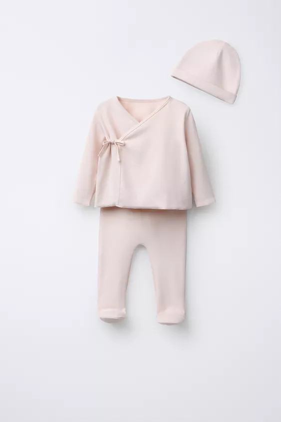 NEWBORN SET AND POUCH | Zara UK