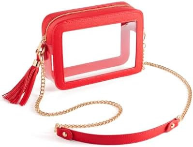 Unilily Clear Bag for Stadium Events – Stadium Approved Clear Purse Crossbody Bag for Women, Co... | Amazon (US)