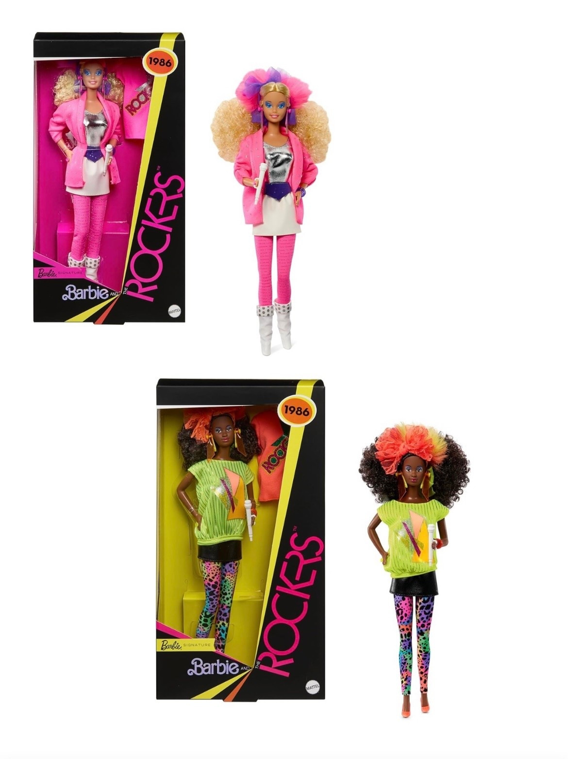 80s Kids! 💖💜 🎉
… Barbie and the Rockers are back (kind of)! Mattel has re-released a few of the band (‘reproduction dolls’) to celebrate the 40th anniversary of Barbie and the Rockers. I love this so much! She was one of my favorites!

